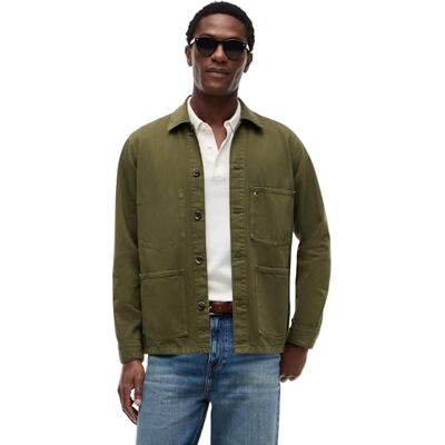 Tommy Hilfiger Herr Chore Jacka Gmd MW0MW4233, GRÖN, XXL Tommy Hilfiger Herr Chore Jacka Gmd MW0MW4233, GRÖN, XXL