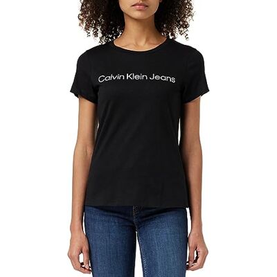 Calvin Jeans dam S/S T-shirts, Ck svart, XXS Calvin Jeans dam S/S T-shirts, Ck svart, XXS