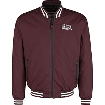 Lonsdale Trusthorpe herrtröja, Vintage Oxblood, M Lonsdale Trusthorpe herrtröja, Vintage Oxblood, M