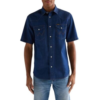 Wrangler , herrskjorta, SS Western skjorta Wrangler , herrskjorta, SS Western skjorta