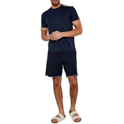 Giorgio Armani Man logo tejp rund hals t-shirt blå M, Armani Blu, M Giorgio Armani Man logo tejp rund hals t-shirt blå M, Armani Blu, M