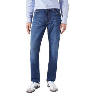 Wrangler Jeans För Herr Action Comfort Athletic Fit, Regular Tapered Fit, Tapered Leg Wrangler Jeans För Herr Action Comfort Athletic Fit, Regular Tapered Fit, Tapered Leg