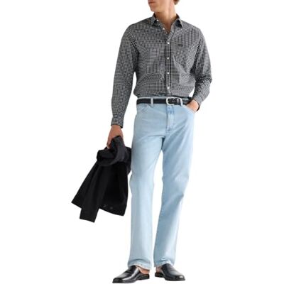 Wrangler mäns flätat bälte, svart, 95 Wrangler mäns flätat bälte, svart, 95
