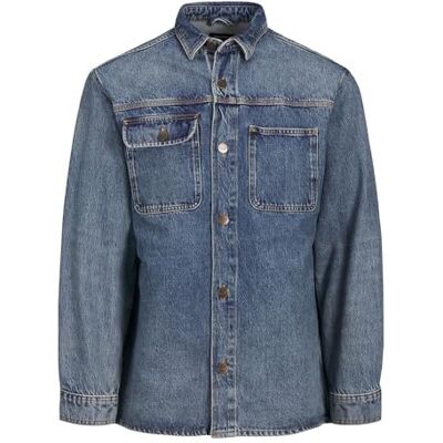 JACK & JONES herr Jjiscott Jjovershirt Sbd 833 Noos jeansjacka JACK & JONES herr Jjiscott Jjovershirt Sbd 833 Noos jeansjacka