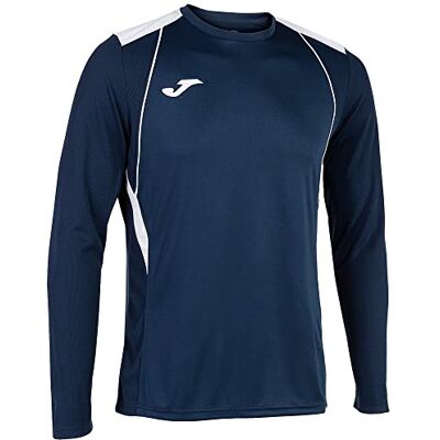 Joma Championship VII T-shirt Herr (paket med 1), vit marin, 4-5 años Joma Championship VII T-shirt Herr (paket med 1), vit marin, 4-5 años