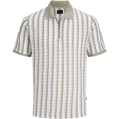 JACK & JONES Jprblatag Ss Zip Polo, dried sage, L JACK & JONES Jprblatag Ss Zip Polo, dried sage, L