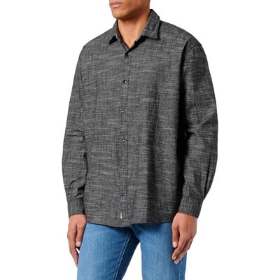 s.Oliver Sales GmbH & Co. KG/ Herrskjortor, långärmade skjortor, långärmade, svart, XXL s.Oliver Sales GmbH & Co. KG/ Herrskjortor, långärmade skjortor, långärmade, svart, XXL