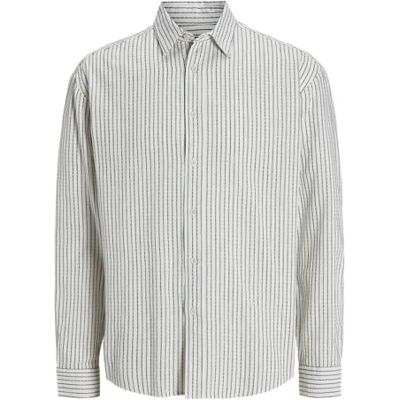 JACK & JONES Jorjames Split Stripe Shirt Ls, Molndansare, L JACK & JONES Jorjames Split Stripe Shirt Ls, Molndansare, L