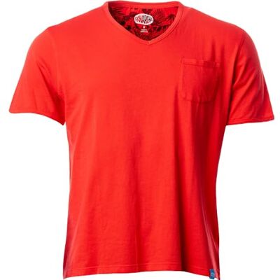 Panareha Herren V-Hals T-Shirt MOJITO Ljusröd (L) Panareha Herren V-Hals T-Shirt MOJITO Ljusröd (L)