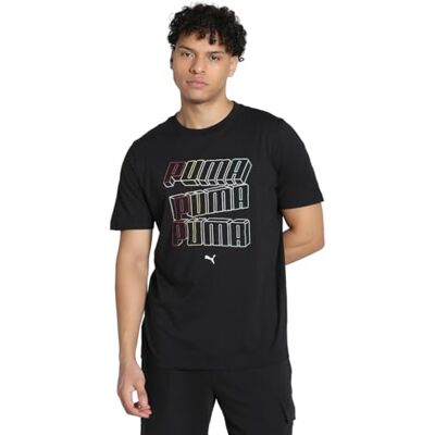 PUMA ESS Logo LAB HOG Tee ljusgrå ljung PUMA ESS Logo LAB HOG Tee ljusgrå ljung
