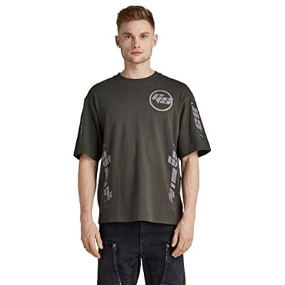 G-STAR RAW Herr Sobiru Boxy r t t-shirt, grå (cloack C336-5812), XS G-STAR RAW Herr Sobiru Boxy r t t-shirt, grå (cloack C336-5812), XS
