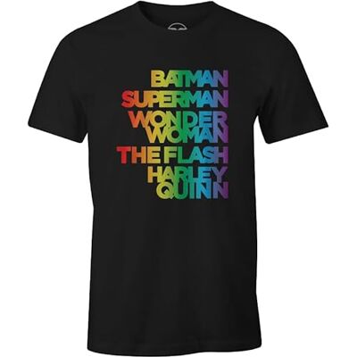 DC Comics T-shirt herr, svart, S DC Comics T-shirt herr, svart, S