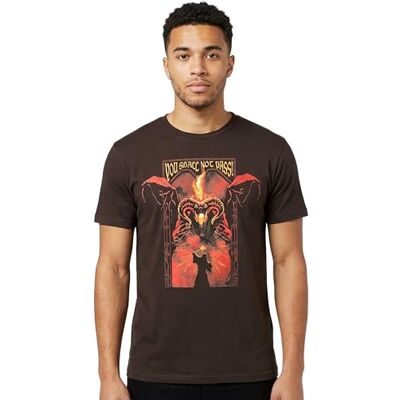 The Lord Of The Rings T-shirt You Shall Not Pass! Du kommer inte att passera ikonisk design för män SDA, svart, XL The Lord Of The Rings T-shirt You Shall Not Pass! Du kommer inte att passera ikonisk design för män SDA, svart, XL