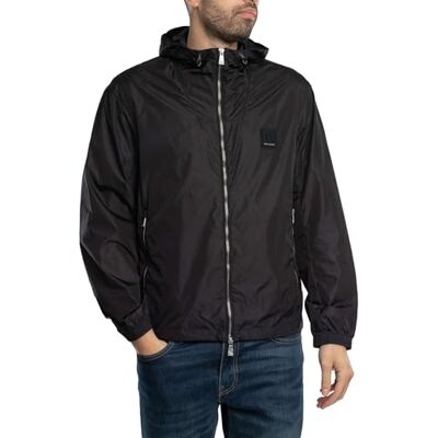 Giorgio Armani Icon Project, logotyp präglad lappjacka, svart, XXL, Svart, XXL Giorgio Armani Icon Project, logotyp präglad lappjacka, svart, XXL, Svart, XXL