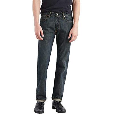 Levi's herr 501 Original Fit Straight Fit Jeans , Dark Clean, 32W / 30L Levi's herr 501 Original Fit Straight Fit Jeans , Dark Clean, 32W / 30L