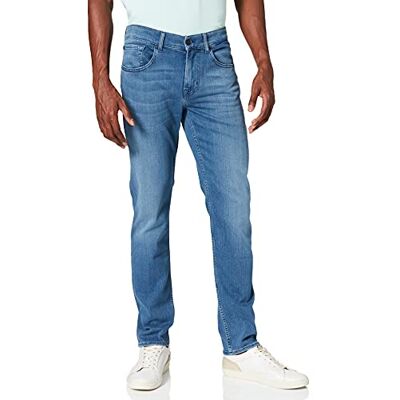 7 For All Mankind Herr slimmy tapered luxe performance plus moderna blå jeans 7 For All Mankind Herr slimmy tapered luxe performance plus moderna blå jeans
