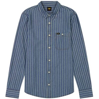 Lee SURE skjorta, indigo dobby, M Lee SURE skjorta, indigo dobby, M