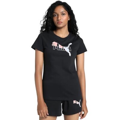 PUMA ESS Logo LAB Tee Black PUMA ESS Logo LAB Tee Black