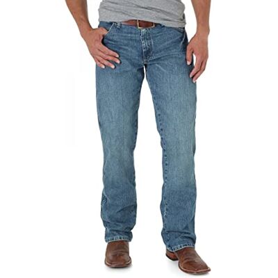 Wrangler herr retro slim fit boot cut jeans, Tillverkas., 34W / 32L Wrangler herr retro slim fit boot cut jeans, Tillverkas., 34W / 32L
