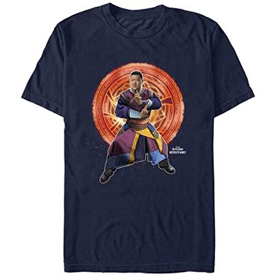 Marvel Unisex Doctor String in The Multiverse of Madness-Wong Hero Style ekologisk kortärmad t-shirt, marinblå, S, Marinblå, S Marvel Unisex Doctor String in The Multiverse of Madness-Wong Hero Style ekologisk kortärmad t-shirt, marinblå, S, Marinblå, S