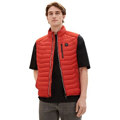 TOM TAILOR Män 1036074 väst, 13722-Rooibos orange, XL, 13722 – Rooibos Orange, XL TOM TAILOR Män 1036074 väst, 13722-Rooibos orange, XL, 13722 – Rooibos Orange, XL