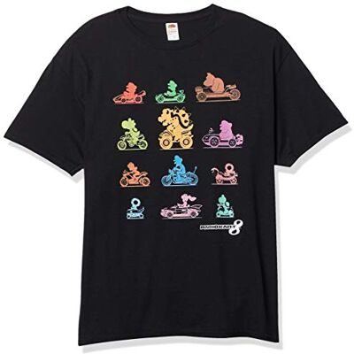 Nintendo Mäns The Racer T-shirt, Svart, S Nintendo Mäns The Racer T-shirt, Svart, S
