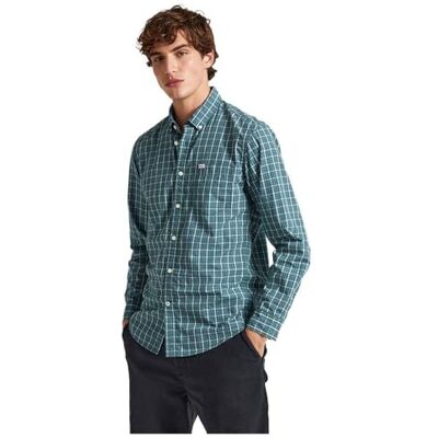 Pepe Jeans herr patton skjorta, grön (djungelgrön), XS, Grön (djungelgrön), XS Pepe Jeans herr patton skjorta, grön (djungelgrön), XS, Grön (djungelgrön), XS