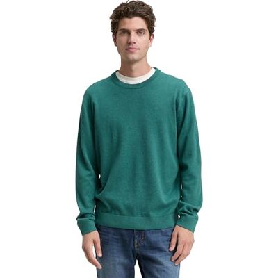 TOM TAILOR herrtröja, 38681 – Jasper Green Melange, XS TOM TAILOR herrtröja, 38681 – Jasper Green Melange, XS