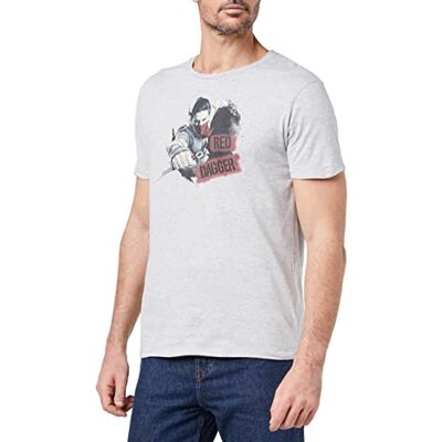 Marvel T-shirt herr, Melange grå, 3XL Marvel T-shirt herr, Melange grå, 3XL
