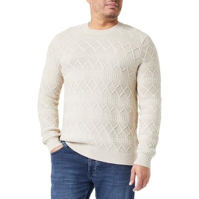 Only & Sons Herr ONSWADE 22027159 Pullover-tröja, Silver Lining, L Only & Sons Herr ONSWADE 22027159 Pullover-tröja, Silver Lining, L