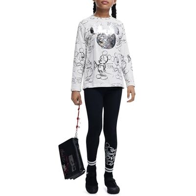 Desigual TS_Musse Sketch, 1000 vit, S, Vit, S Desigual TS_Musse Sketch, 1000 vit, S, Vit, S