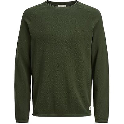 JACK & JONES Jjehill Knit Crew Neck Noos herr Tröja, Bergsutsikt, L JACK & JONES Jjehill Knit Crew Neck Noos herr Tröja, Bergsutsikt, L