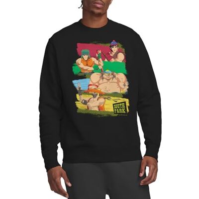 South Park Anime Crew Sweatshirt, Svart, Medium, Svart, M South Park Anime Crew Sweatshirt, Svart, Medium, Svart, M
