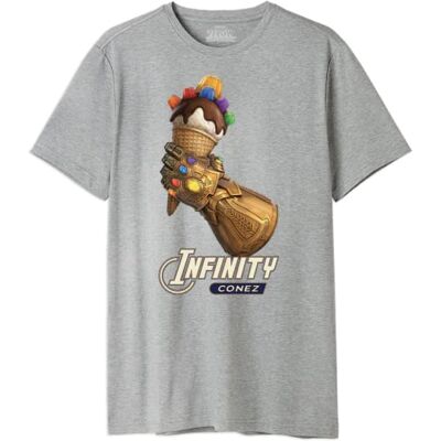 Marvel T-shirt herr, Grå melange, M Marvel T-shirt herr, Grå melange, M