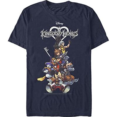 Disney Herrgrupp med logotyp t-shirt, marinblå ljung, 3XL Disney Herrgrupp med logotyp t-shirt, marinblå ljung, 3XL