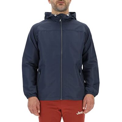 Jeep J Man Light Hooded Wind Jacket Outline Back Print J23s Jacka Herr Jeep J Man Light Hooded Wind Jacket Outline Back Print J23s Jacka Herr
