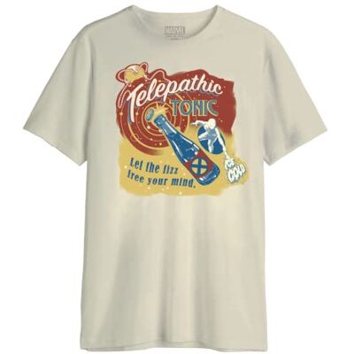Marvel T-shirt herr, Naturlig, S Marvel T-shirt herr, Naturlig, S