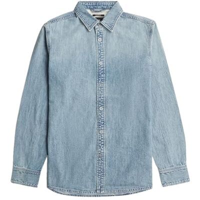G-STAR RAW G-STAR Clean Slim skjorta, Flerfärgad (Sun Faded Pacific Blue D27681-d539-h466), S G-STAR RAW G-STAR Clean Slim skjorta, Flerfärgad (Sun Faded Pacific Blue D27681-d539-h466), S