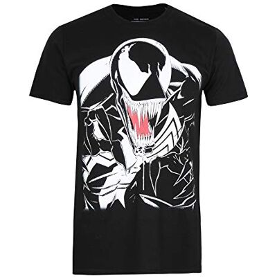 Marvel herr venom-Mens, Svart (Svart Sv), S Marvel herr venom-Mens, Svart (Svart Sv), S