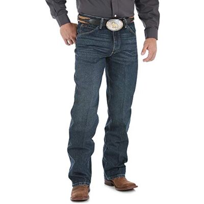Wrangler Herr 20X 01 tävling avslappnad passform jeans, en storlek, Djupblå, 35W x 36L Wrangler Herr 20X 01 tävling avslappnad passform jeans, en storlek, Djupblå, 35W x 36L