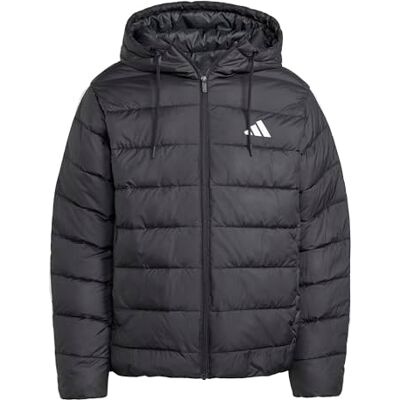adidas herr Essentials Climawarm 3 Stripes Synthetic Down Hooded Coat, black, 4XL adidas herr Essentials Climawarm 3 Stripes Synthetic Down Hooded Coat, black, 4XL