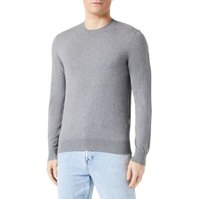 Replay herr tröja, Medium Grey Melange M06, XL Replay herr tröja, Medium Grey Melange M06, XL