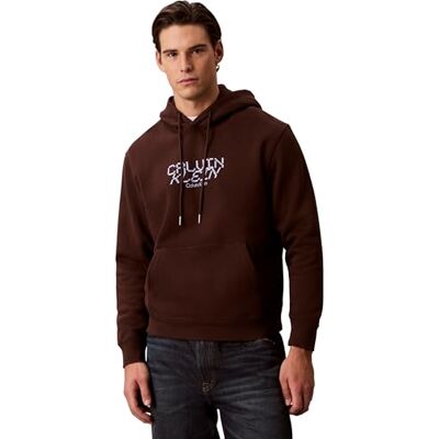 Herr LS 350FLEECE CALVIN TECH GRAPHIC LV14LE251G, BRUN, XS, Brun (rikbrun), XS Herr LS 350FLEECE CALVIN TECH GRAPHIC LV14LE251G, BRUN, XS, Brun (rikbrun), XS