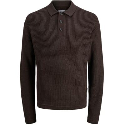 JACK & JONES Jjkaito Knit Polo Bf, delicioso, M JACK & JONES Jjkaito Knit Polo Bf, delicioso, M