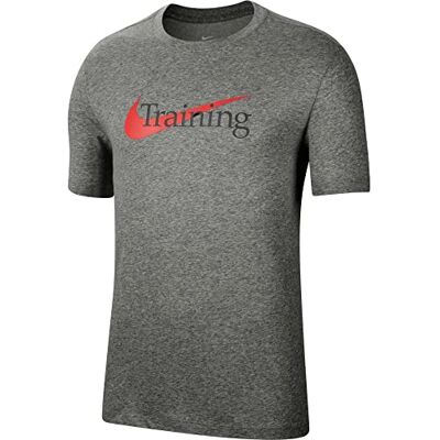 NIKE Dri-fit T-shirt för män Dk Grey Heather L NIKE Dri-fit T-shirt för män Dk Grey Heather L