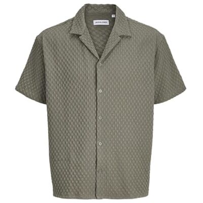 JACK & JONES Jjsean Resort Shirt Ss, Vetiver, XXL JACK & JONES Jjsean Resort Shirt Ss, Vetiver, XXL