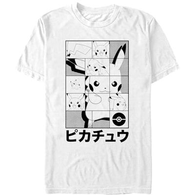 Pokémon Pikachu japanskt pussel power t-shirt Pokémon Pikachu japanskt pussel power t-shirt