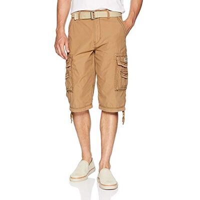 UNIONBAY Cordova Kurirshorts med bälte för män, normala storlekar och stora och långa storlekar, 48 UNIONBAY Cordova Kurirshorts med bälte för män, normala storlekar och stora och långa storlekar, 48