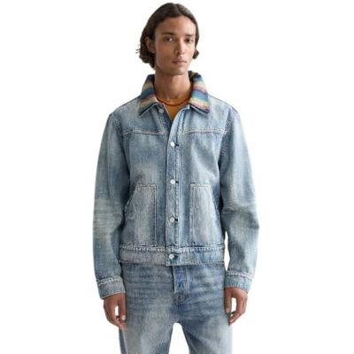 Scotch & Soda Tvättad Denim Ranch Jacka, COSMICO 410, M Scotch & Soda Tvättad Denim Ranch Jacka, COSMICO 410, M