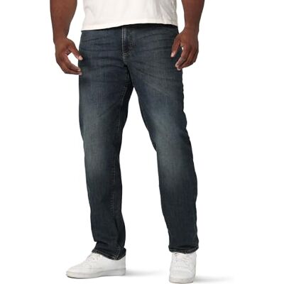 Lee Herr Big & Tall Performance Series Extreme Motion Relaxed Fit Jeans, maverick, 46W / 28L Lee Herr Big & Tall Performance Series Extreme Motion Relaxed Fit Jeans, maverick, 46W / 28L